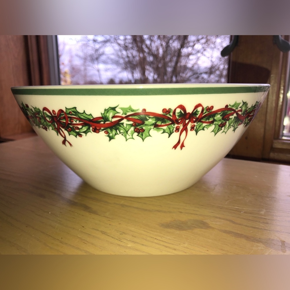 NWOT - Christopher Radko Christmas Vegetable Serving Bowl